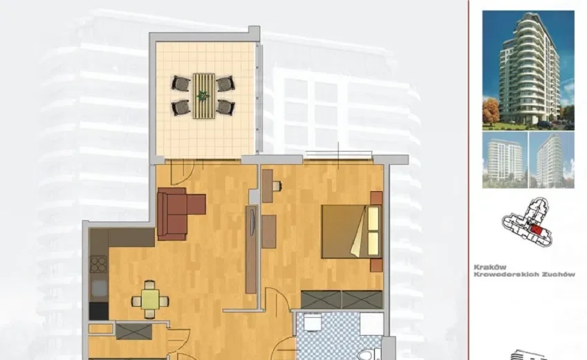 Torre Verona * 59m2 * 2 pokoje * Krowodrza Górka* - zdjęcie 9