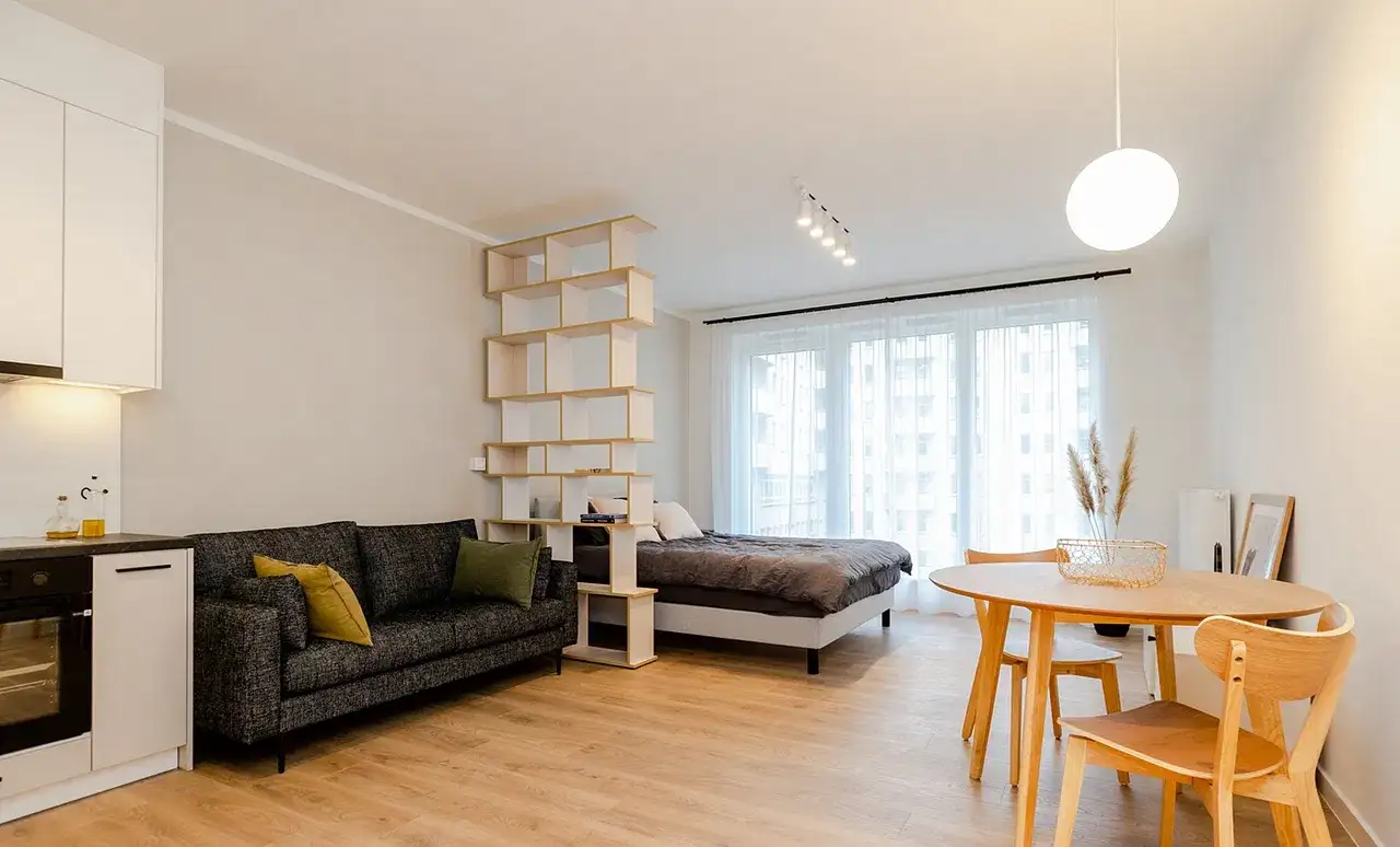 Studio | 37.18 m2 | Internet w cenie | 0% prowizji | Pet friendly