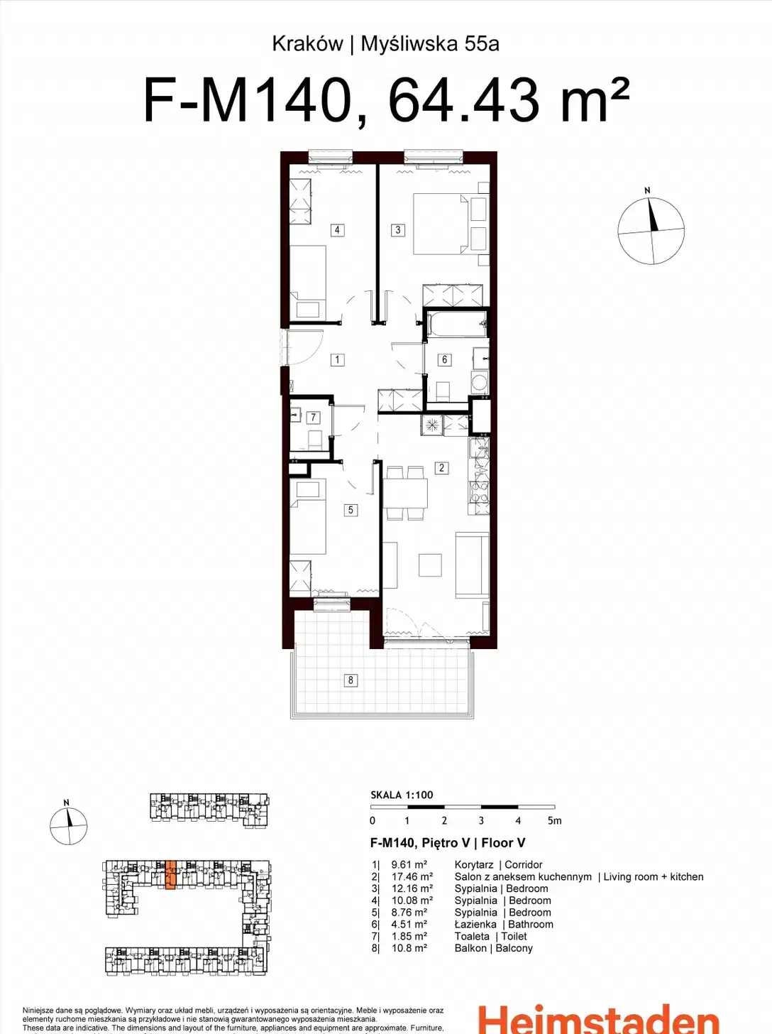 4-pokojowe | 64.43 m2 | Internet w cenie | Idealne dla rodziny - zdjęcie 9