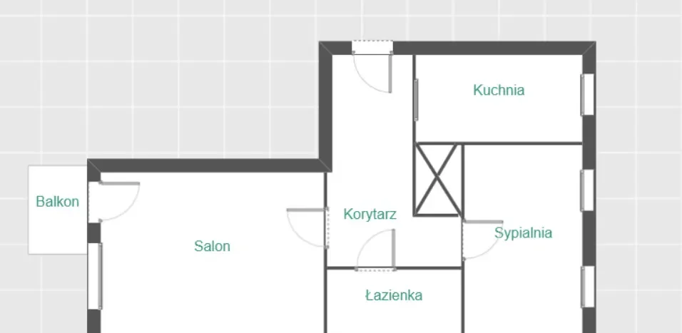 przestrzenne z oddzielną kuchnią, z balkonem - zdjęcie 9