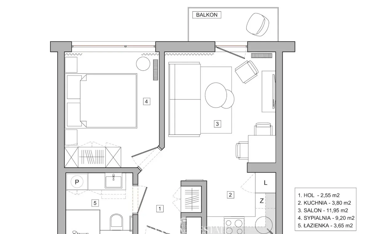 Komfortowy apartament z balkonem | Złota 75a - zdjęcie 6