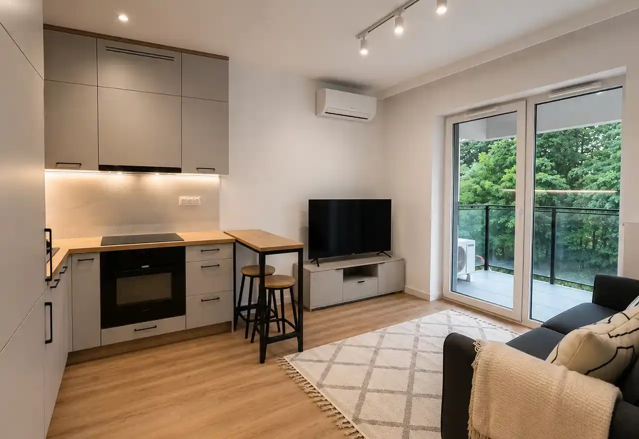Nowe 2-pokojowe mieszkanie 38 m²| Klimatyzacja |Garaż podziemny|