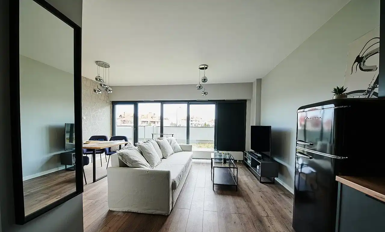30m2 Kawalerka Salon z kuchnią taras ul.Podwisłocze 31 Capital Centrum - zdjęcie 6