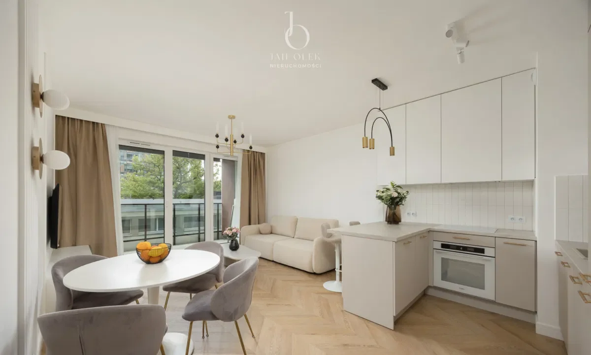 Apartament z balkonem i garażem w inwestycji Modern Mokotów