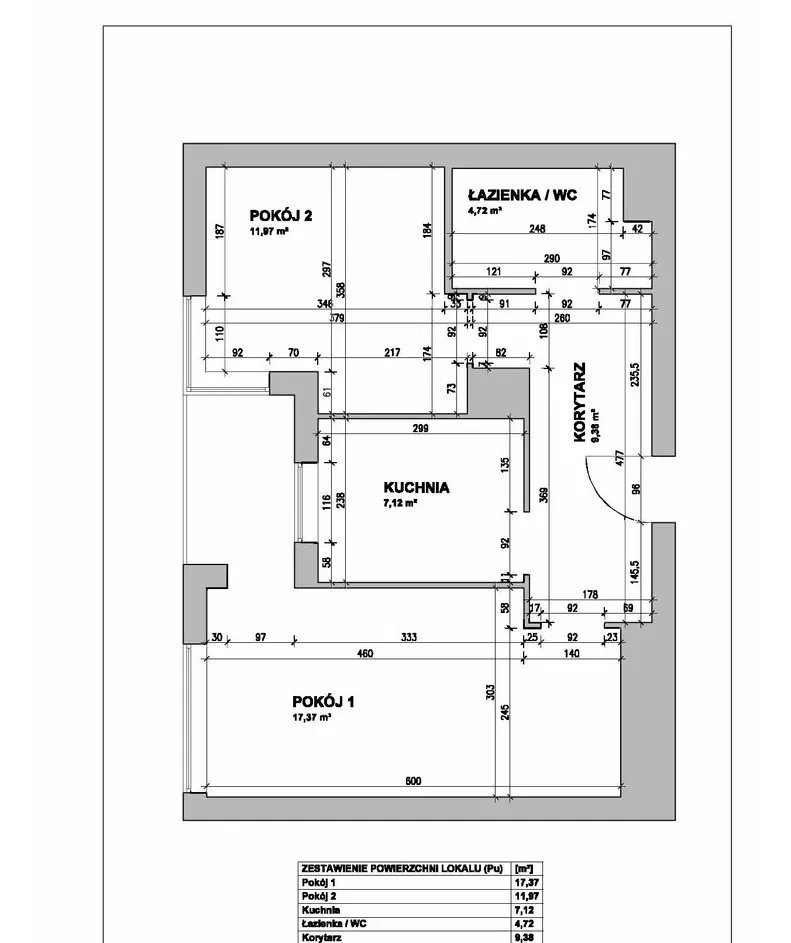 Wynajmę dwupokojowe mieszkanie 51m2 - zdjęcie 9