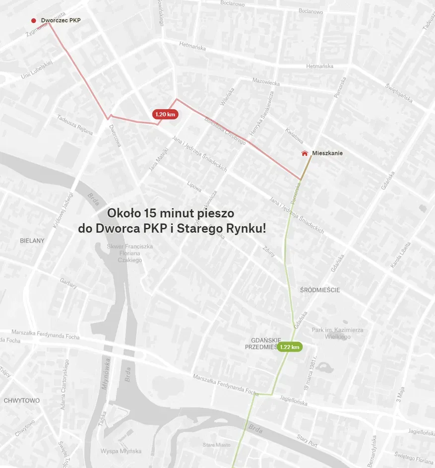 Kawalerka w ścisłym centrum Bydgoszczy | Śródmieście | ul. Pomorska 35 - zdjęcie 8