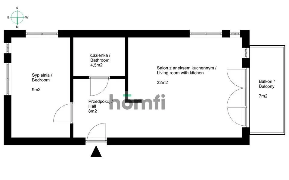 2 pokojowe mieszkanie z ogródkiem ul. Hetmańska