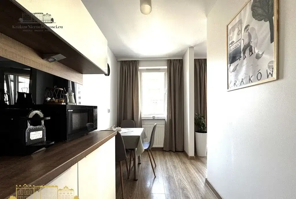 Nowoczesne studio 30m2 z balkonem i garażem w Krakowie - zdjęcie 5