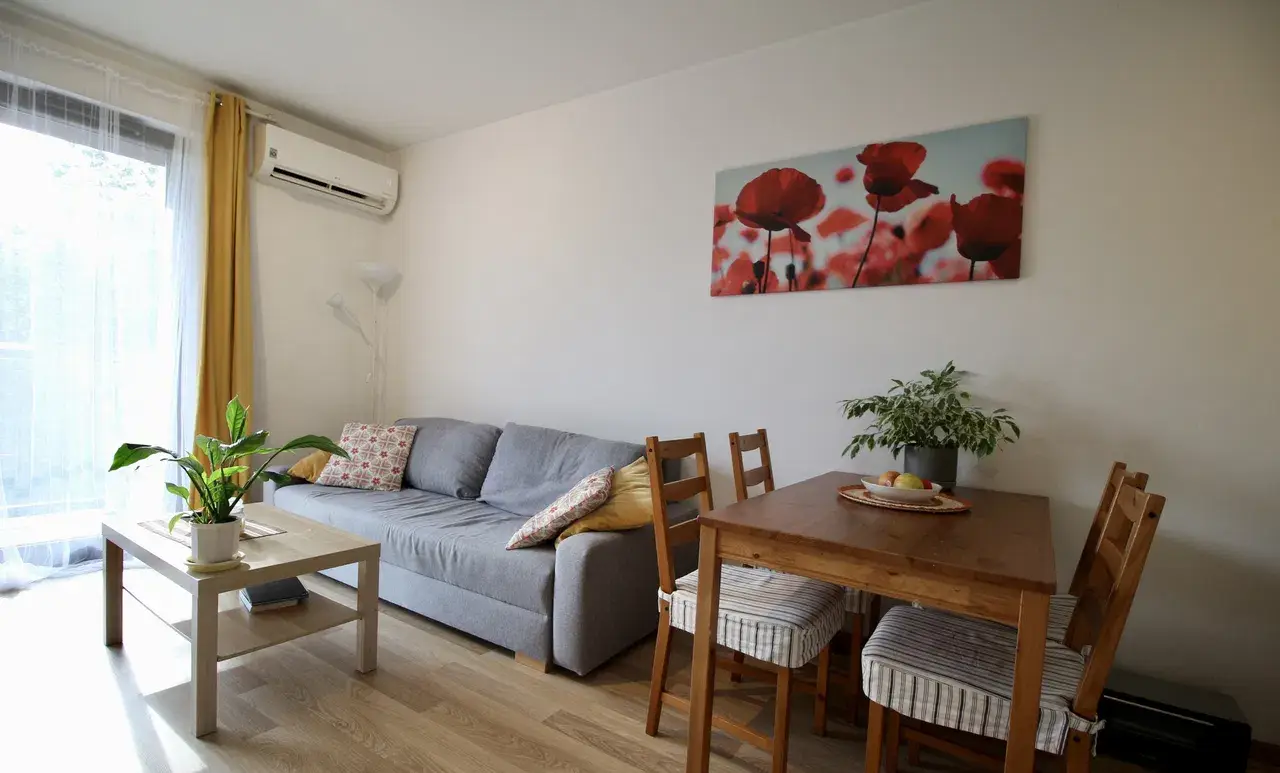 PL/RU 2 Pokoi/Klimatyzacja/Od 1 lipca/Balkon/Obok Wielicka/Garaż - zdjęcie 2