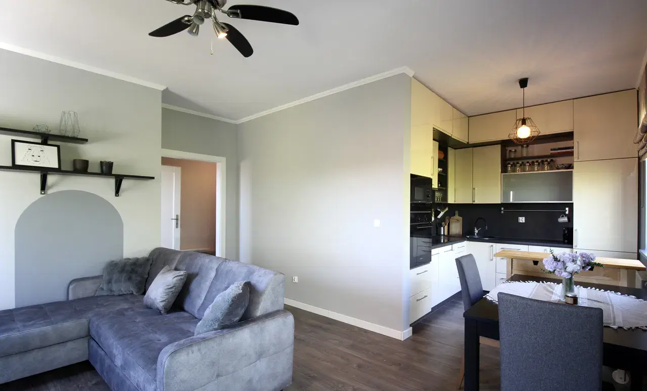 PL/RU/ENG Dwupokojowe mieszkanie 48 m2/Parking za szlabanem/Balkon - zdjęcie 6