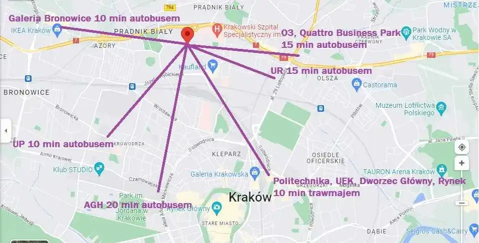 Pokój 1-os z balkonem| Krowodrza Górka | AGH UEK UR UKEN PK | tylko 3 pokoje | od 1/10 - zdjęcie 8