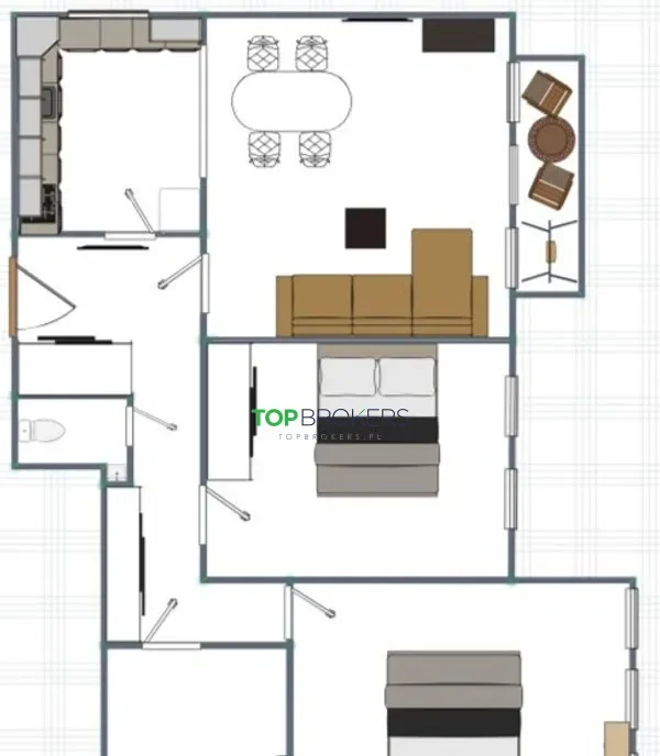 Komfortowe 3 pokoje w ścisłym centrum - zdjęcie 10