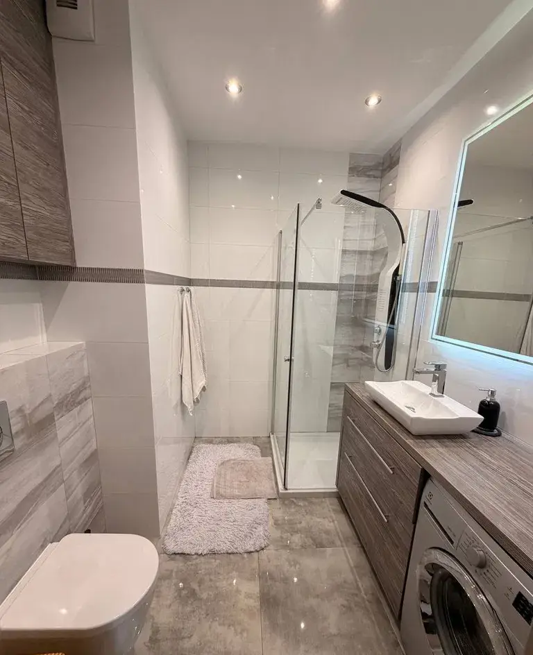 Duże 2pokojowe mieszkanie KLIMA nad jeziorem | 2 rooms flat AC lake - zdjęcie 6