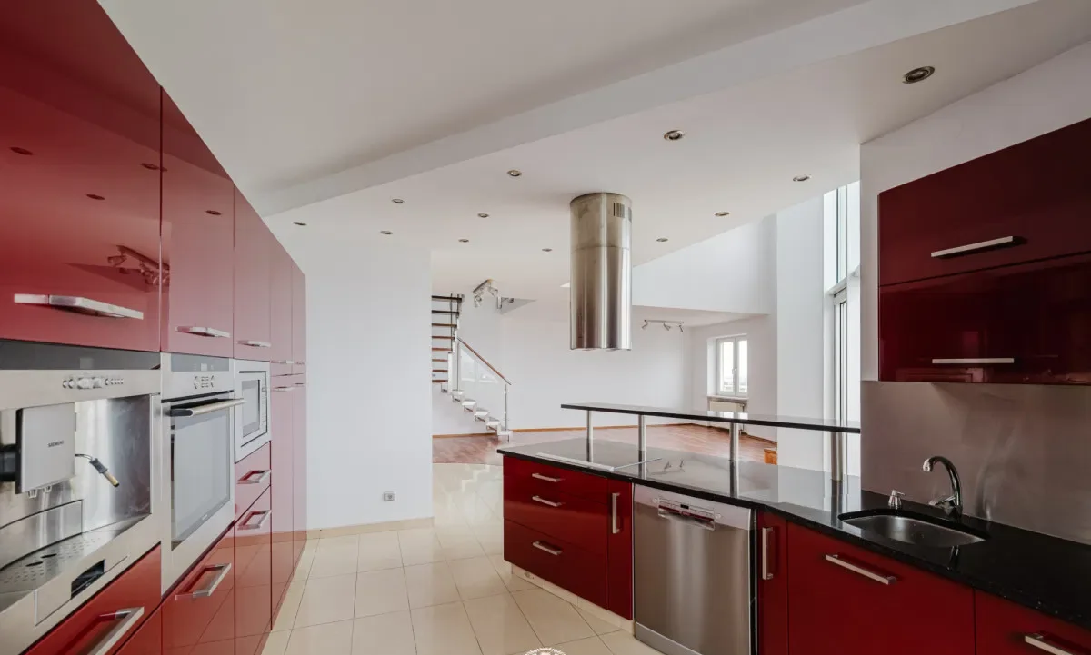 Trzypoziomowy apartament z panoramicznym widokiem