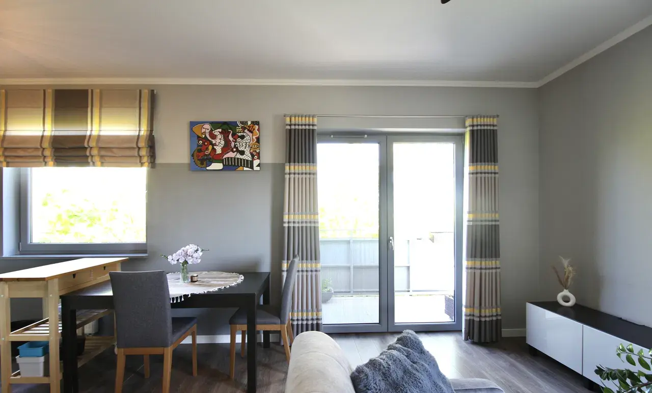 PL/RU/ENG Dwupokojowe mieszkanie 48 m2/Parking za szlabanem/Balkon - zdjęcie 4