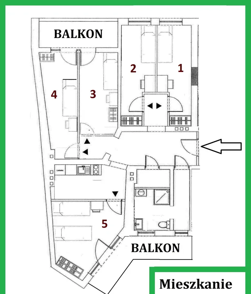 Pokój z balkonem do wynajęcia w Bytomiu - zdjęcie 6