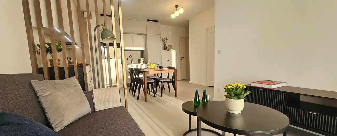 NOWE mieszkanie 50 m² - 2 pok. | Wysoki standard | Klimatyzacja | Balkon | Widok na zieleń - zdjęcie 5