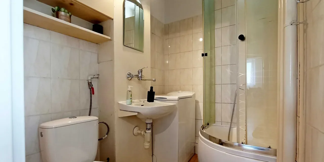 Przestronny pokój (16,5 m²) w dwupokojowym mieszkaniu, bez prowizji – Mokotów, Czerniakowska 56 - zdjęcie 6