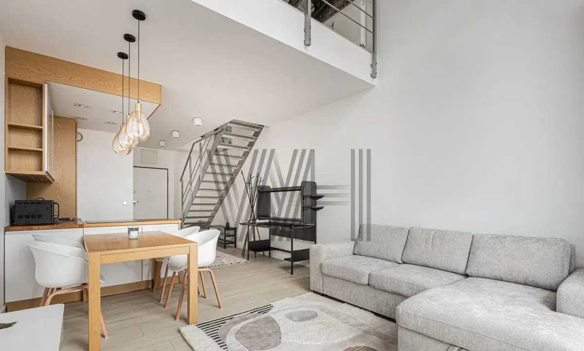 Qbik Mokotów | 2-pokojowy loft z klimatyzacją - zdjęcie 3