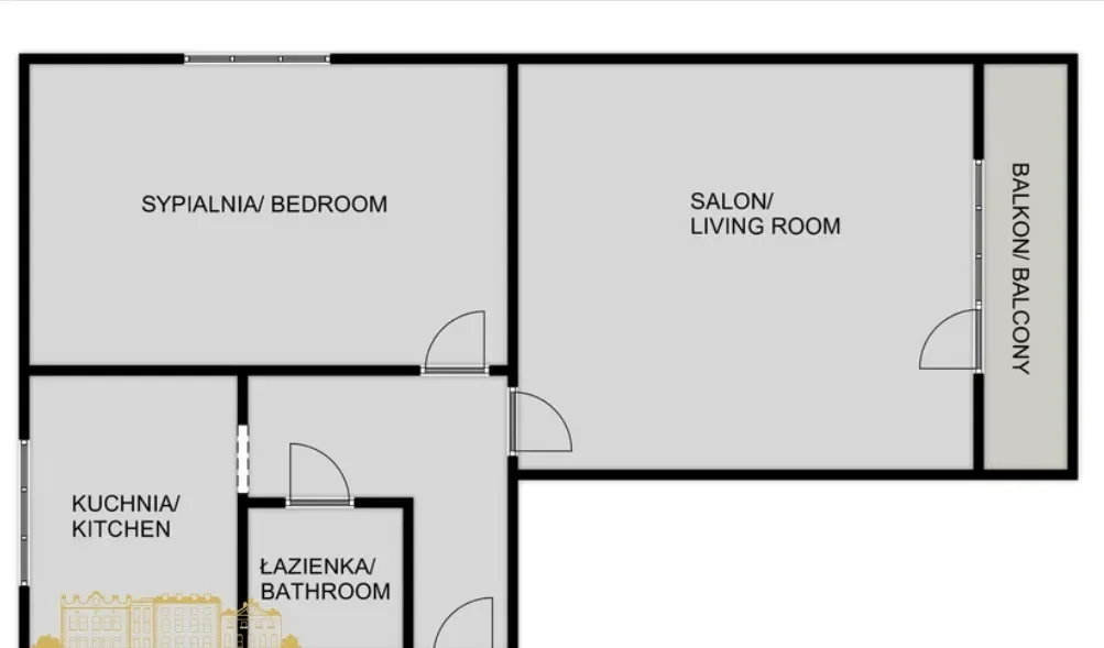 2 pok. | oddzielne | balkon | Skawina | CENTRUM - zdjęcie 9