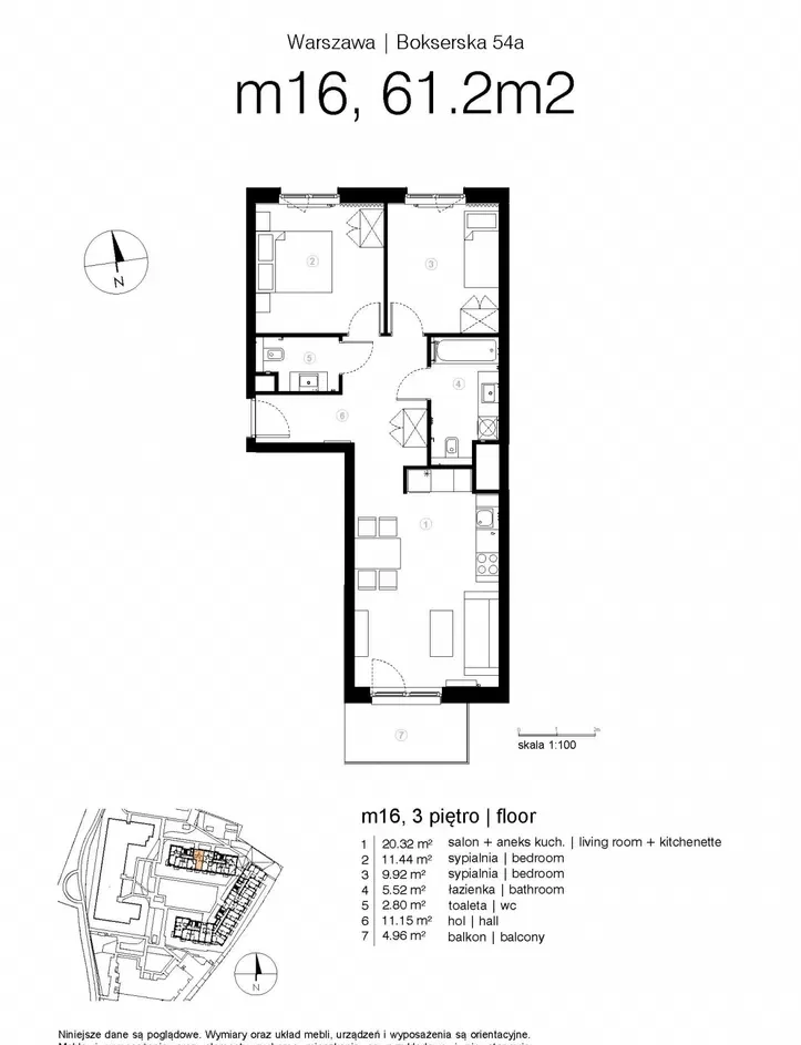 3-pokojowe | 61.2 m2 | Balkon | Internet w cenie | Bezpośrednio - zdjęcie 10
