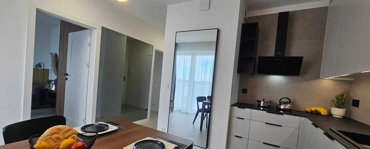 NOWE mieszkanie 54 m²- 2 pok. | Klimatyzacja | Garaż | Balokon | Ogrody/Jeżyce – bezpośrednio od właściciela - zdjęcie 5