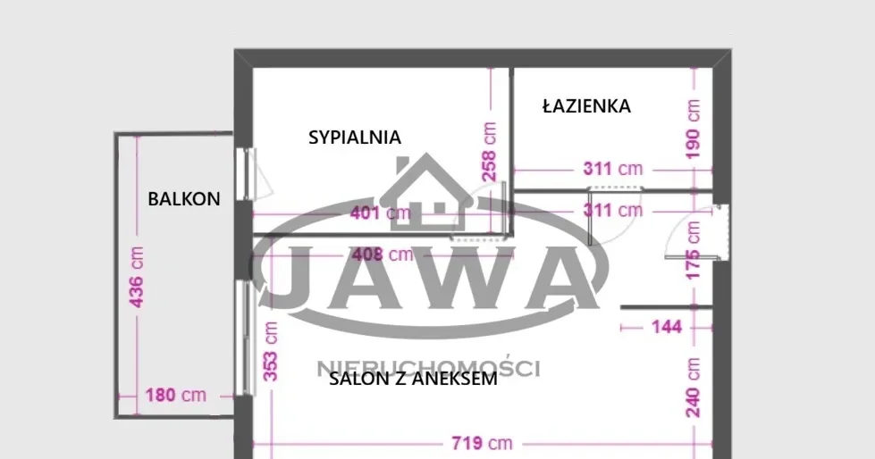 Dwa pokoje z dużym balkonem wolne od zaraz - zdjęcie 2