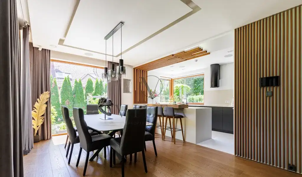 Luksusowy dom z ogrodem i technologią Smart Home