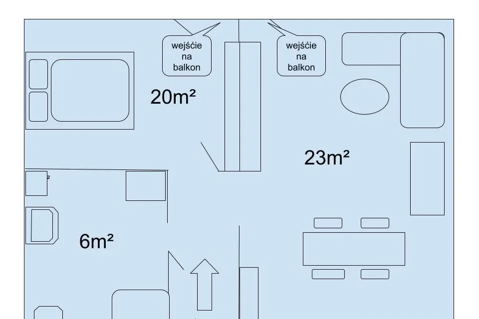 Mieszkanie w domku z balkonem, garażem - zdjęcie 2