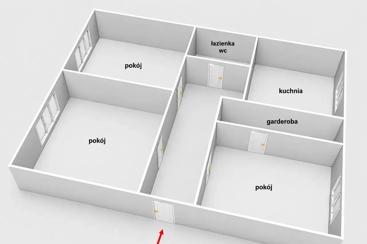 Przestronny pokój z dużą garderobą w centrum Lublin - zdjęcie 5