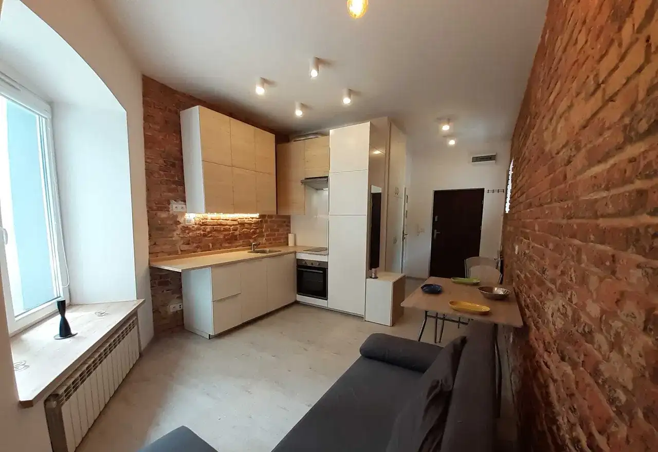 Industrialna kawalerka 24 m² w Łodzi (Śródmieście)