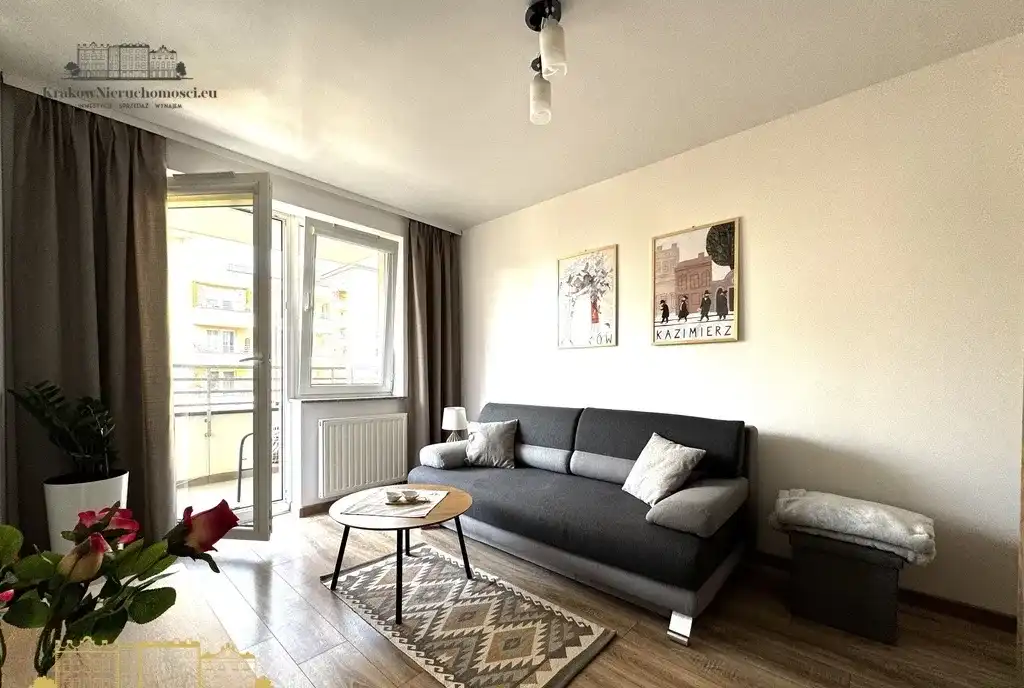 Nowoczesne studio 30m2 z balkonem i garażem w Krakowie - zdjęcie 2