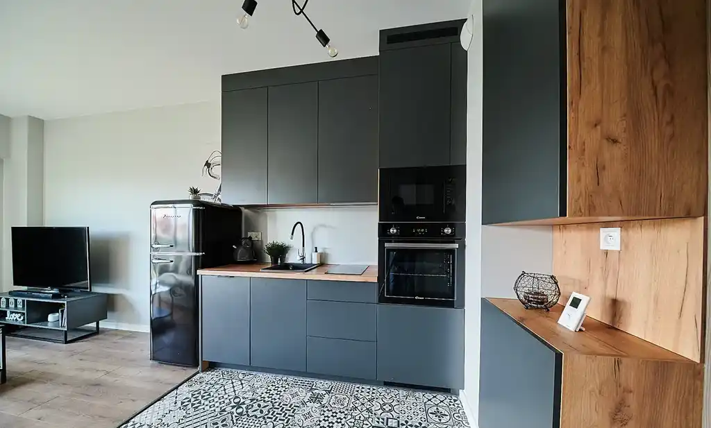 30m2 Kawalerka Salon z kuchnią taras ul.Podwisłocze 31 Capital Centrum - zdjęcie 9