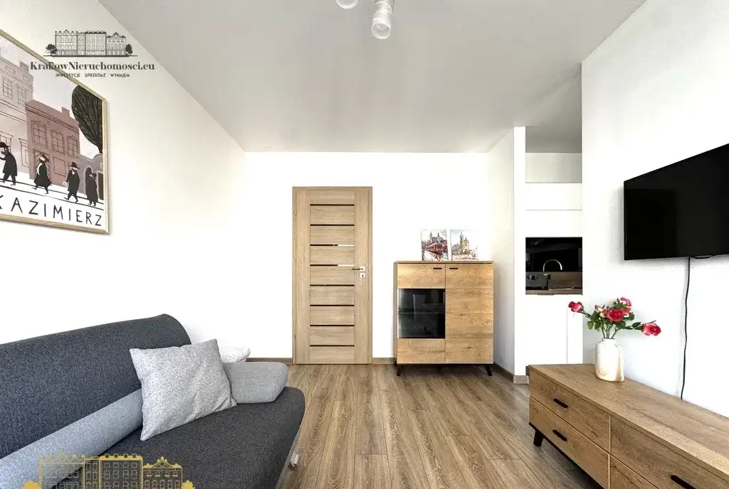 Nowoczesne studio 30m2 z balkonem i garażem w Krakowie - zdjęcie 3