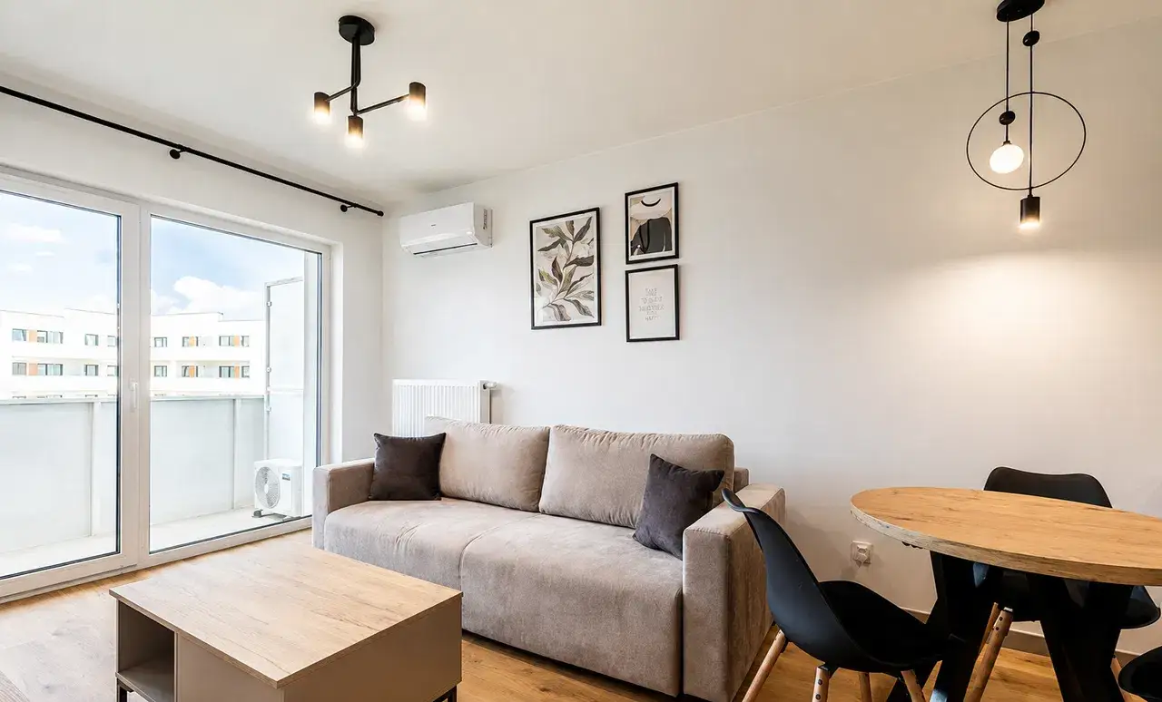 Nowoczesne 2 pokoje | Balkon | Klimatyzacja | Osiedle Lniane - zdjęcie 2