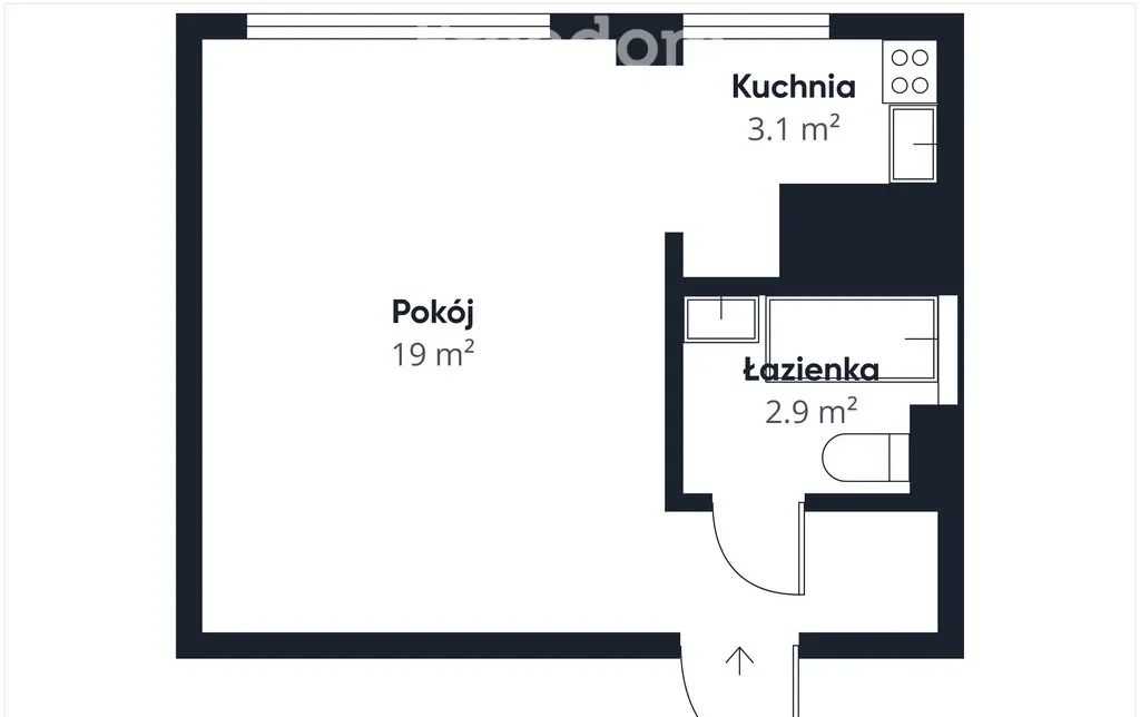 Kawalerka na wynajem | Brynów | wysoki parter - zdjęcie 2