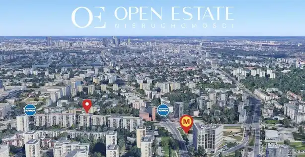 Studio 31,5m2, 300m od Metra