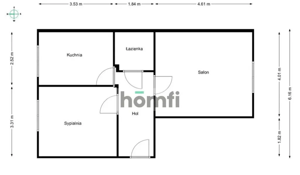 Ciche 2 pokoje | 48 m2 | okolice Ronda Wiatraczna - zdjęcie 10