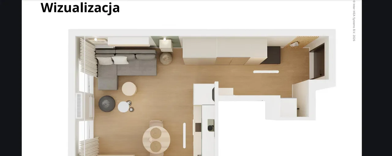 Nowoczesne, jasne studio (28 m²) na Szylinga