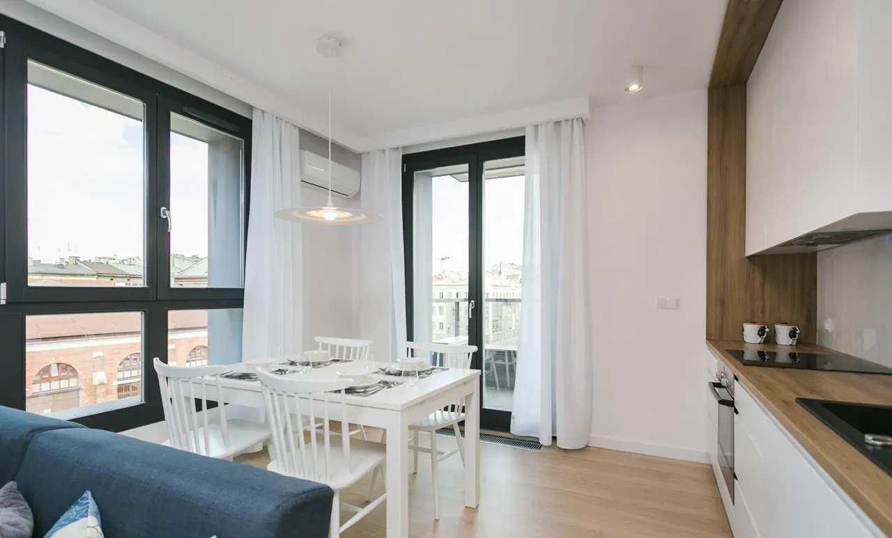 dwupokojowe mieszkanie - Kazimierz, klimatyzacja, balkon, bezpośrednio - zdjęcie 4