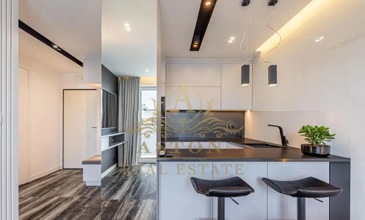 Nowoczesny apartament z tarasem na Mokotowie - zdjęcie 3