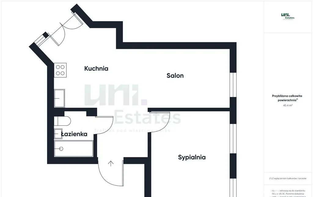Centrum l 2 Pokoje l 40,4 m² l Elegancka kamienica - zdjęcie 2