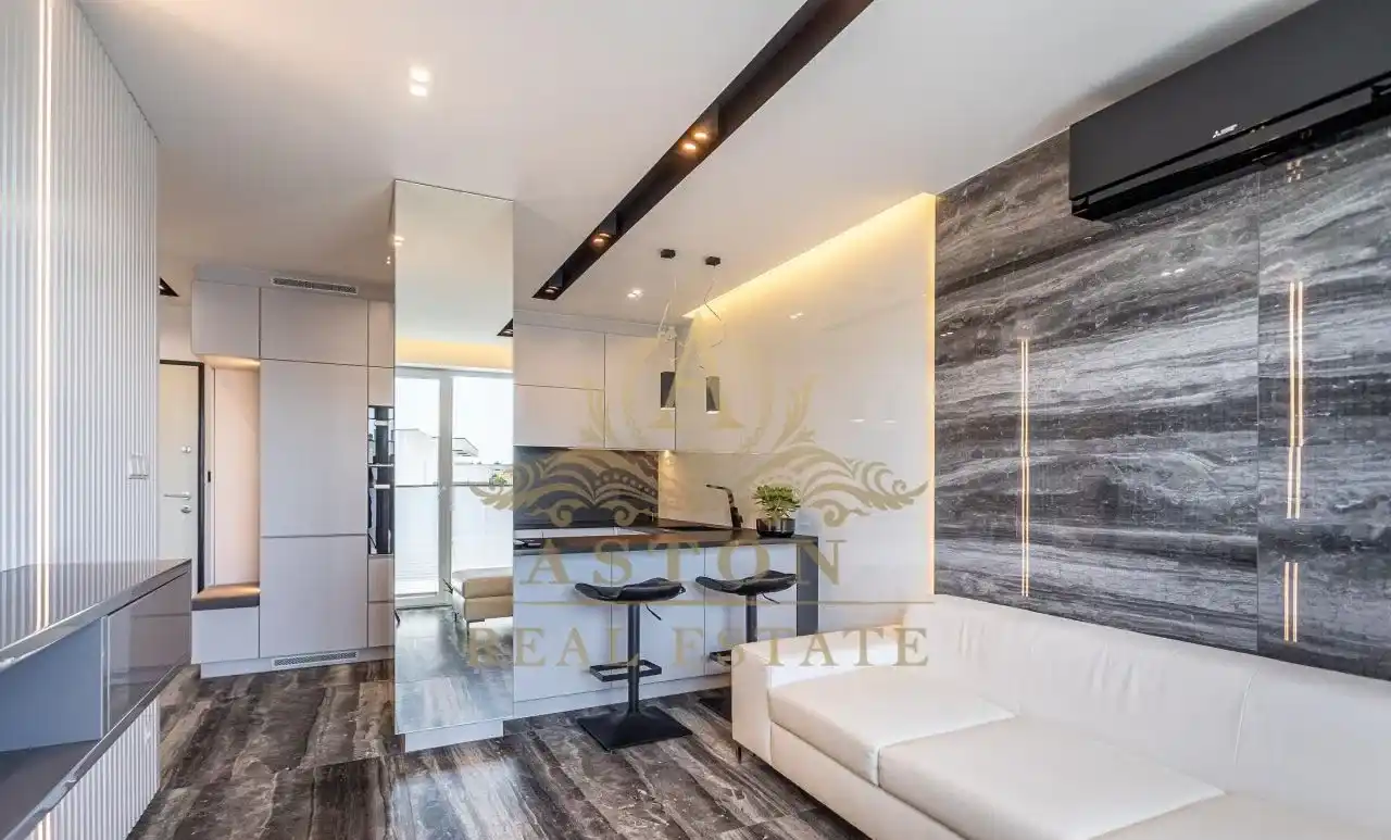 Nowoczesny apartament z tarasem na Mokotowie - zdjęcie 5