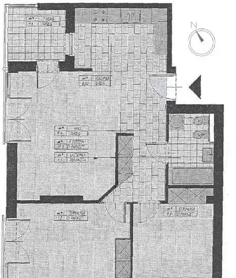 2 pokoje 33 m² z ogródkiem i tarasem - Łostowice, Wielkopolska - zdjęcie 9