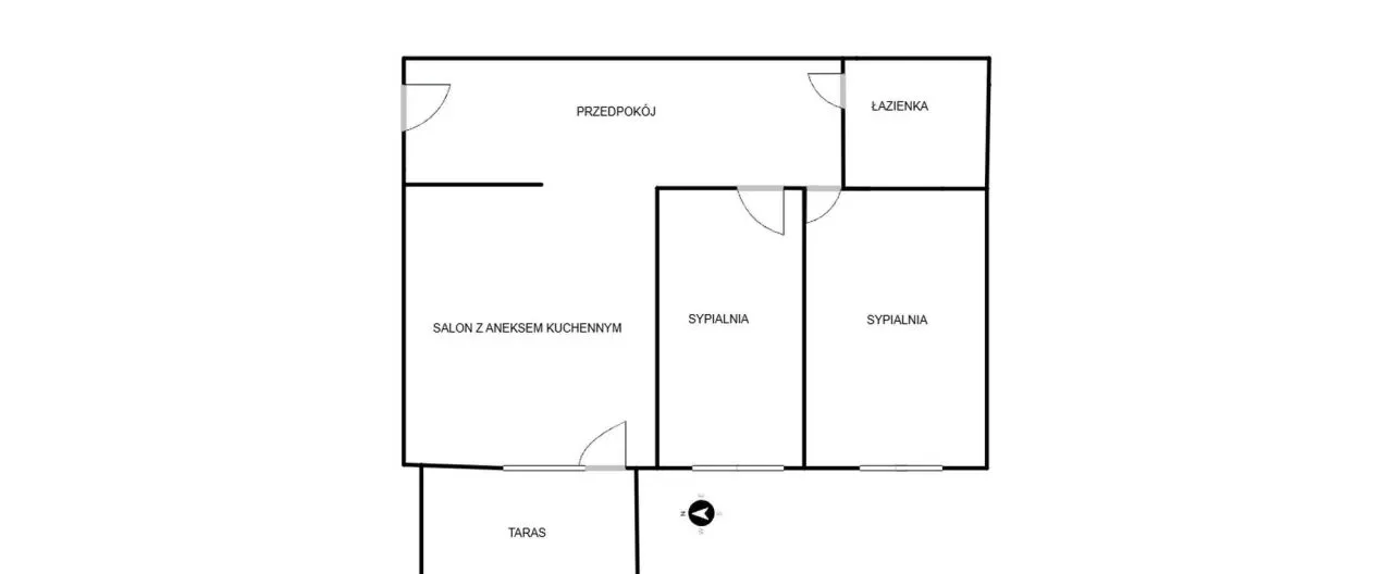 Kraków, Podgórze, 3 pokoje, 52m2, 1. piętro - zdjęcie 10