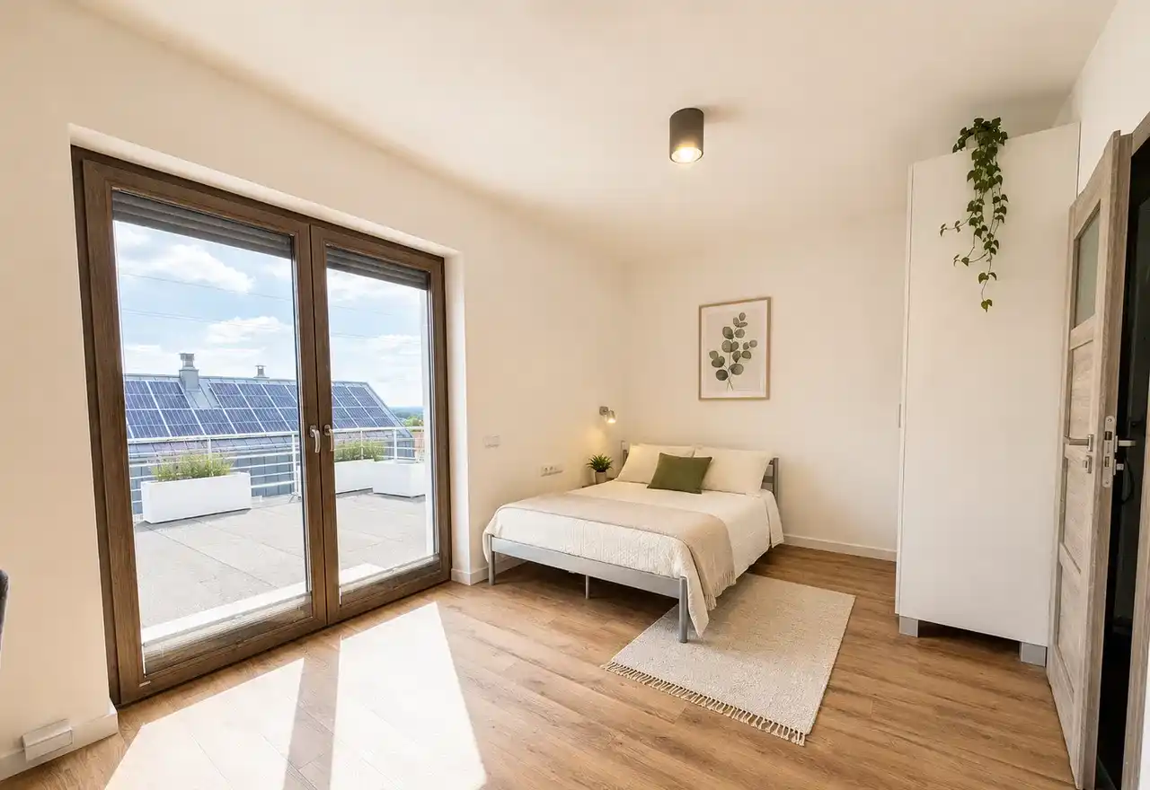 Pokój z Prywatną Łazienką i Tarasem 40 m² | Wieliczka – Grabówki