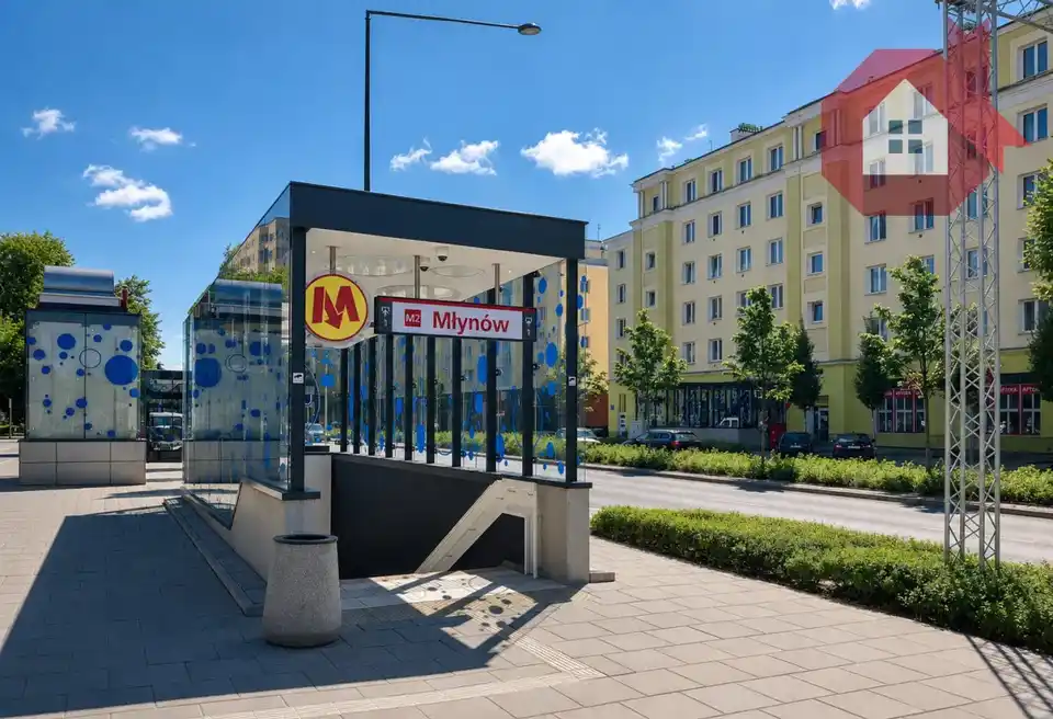 Duża kawalerka, 100 metrów od stacji Metro Młynów! - zdjęcie 10