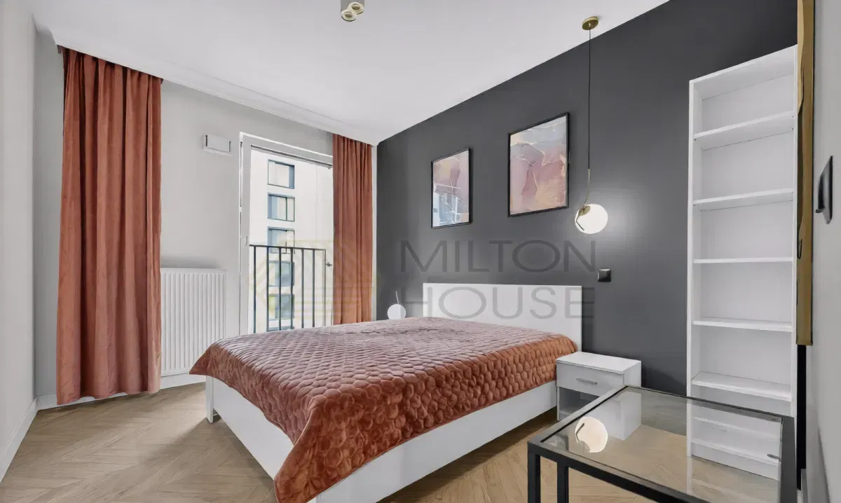 Apartament 2 pokojowy 51 m² z garderobą i balkonem w nowoczesnym osiedlu w Warszawie - zdjęcie 9