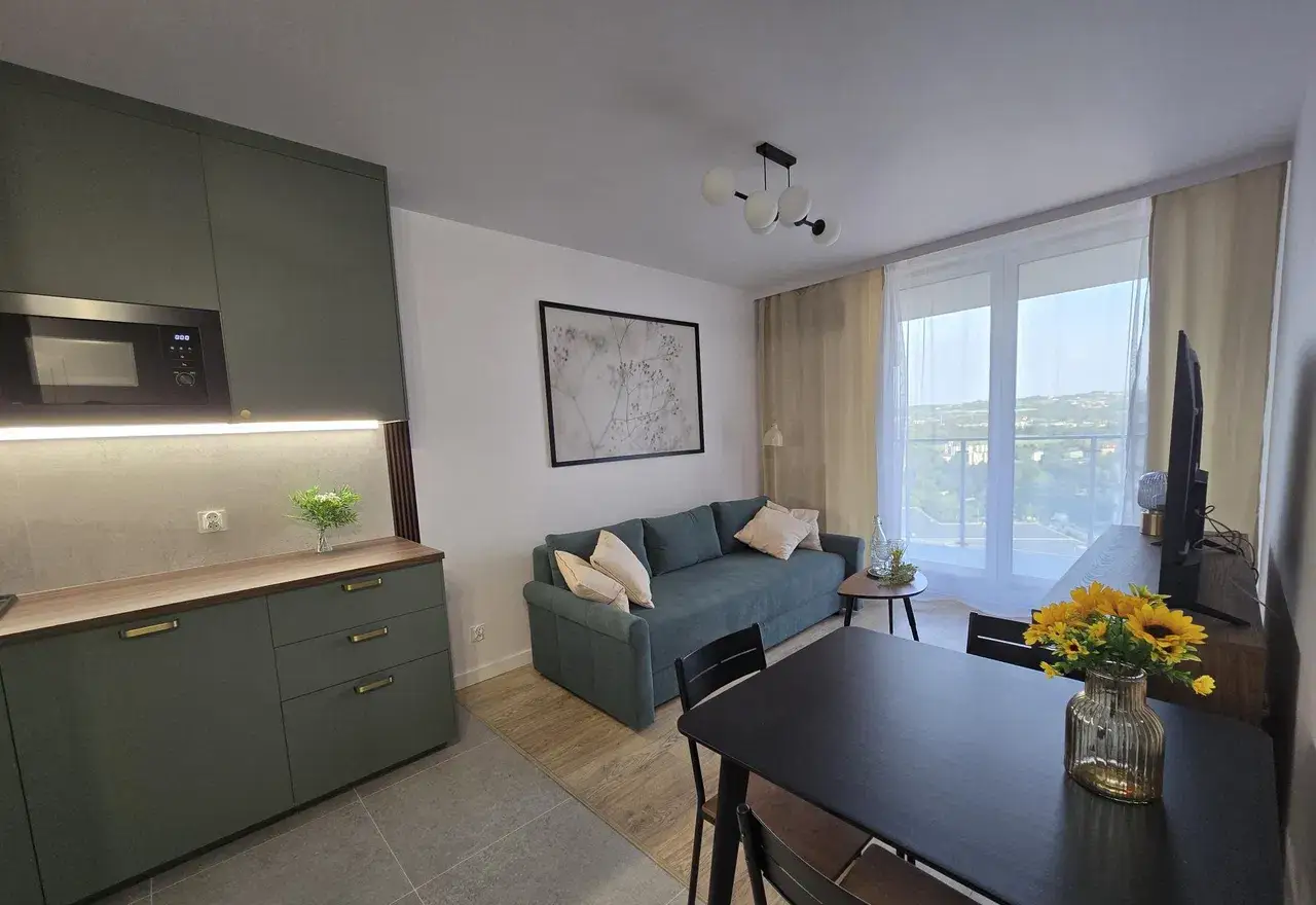 Nowe 2 pokoje | Klimatyzacja | Balkon 10m² | Centrum | Garaż - zdjęcie 4